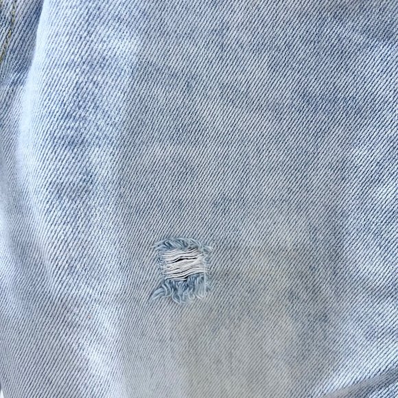 Topman Distressed Denim Slim Short - Picture 4 of 8